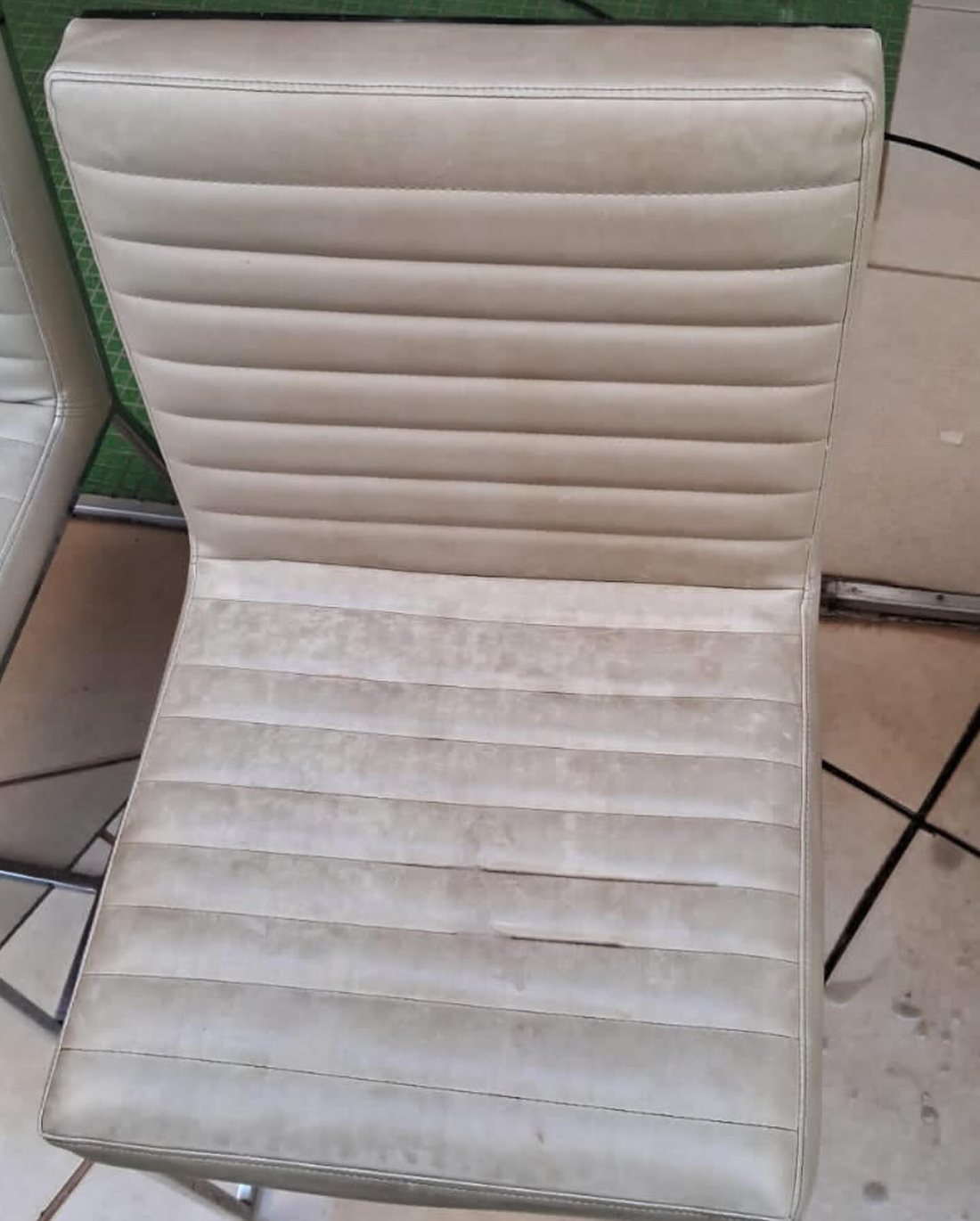 Poltrona higienizada pela Universo Clean